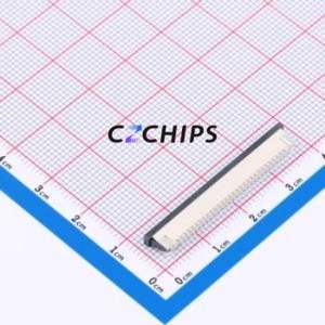 CAX-AFA07-30SCB-H2.5 FFC/FPC Connector SMD,P=1mm,Horizontal Mount Connector Drawer Type Top Contact 30P 1mm - Product Image 2