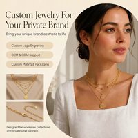 Collier superposé en acier inoxydable 316L, chaîne multi-brins ton or, pendentif à griffes en zircon, bijoux unisexe, cadeau