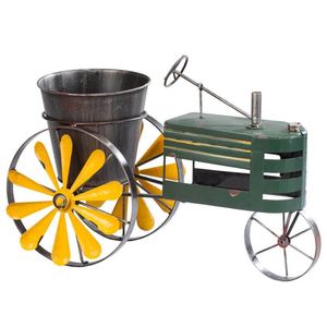 Antique indoor floor Metal bicycle Plant pot Stand Outdoor Flower pot holder for garden - Product Image 5