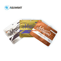 Sac d'emballage alimentaire avec impression numérique de logo personnalisé Pochette debout à fermeture éclair en plastique feuille d'aluminium Sac en mylar 35g pour bonbons biscuits collation