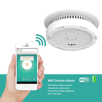 Détecteur de fumée Wi-Fi ANKA avec batterie 10 ans, compatible Tuya Smart Home, alarme incendie connectée Wi-Fi (USA)