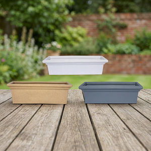 Mini pot de fleurs en plastique émaillé en forme de chat mignon avec trou de drainage, écologique, vente en gros - Product Image 3