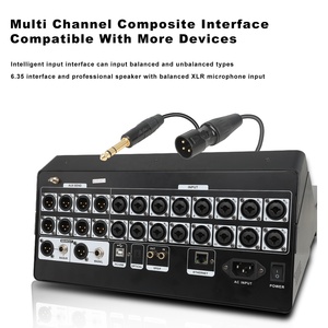 <span class=keywords><strong>Console</strong></span> de mixage numérique professionnelle GOFEDA GOX-DMI3 16 canaux avec entrée métallique, Bluetooth et enregistrement AUX - Product Image 5