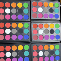 Palette de fards à paupières 15 couleurs, mate, waterproof, vegan, longue tenue, pailletée, palette de fards à paupières à marque privée