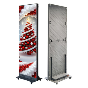 Écran d'affichage numérique LED portable et léger pour intérieur, mur vidéo LED P1.8 P2.5 F avec roues - Product Image 1