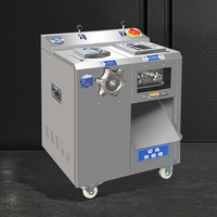 Machine à trancher la viande fraîche automatique multifonctionnelle en acier inoxydable haute puissance, hachoir à viande pour restaurant