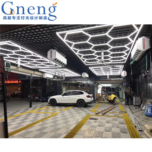 ZT1028 2.4*4.8m Carwash <strong>Light</strong> Ceiling Mounted Car Detailing <strong>Workshop</strong> <strong>Lights</strong> Hexagon Led <strong>Light</strong> - Product Image 2