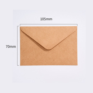 Factory Direct Sale Solid <strong>Color</strong> <strong>Kraft</strong> Paper Small Enveloppes Multiple Specifications Holiday Greeting Card <strong>Envelope</strong> - Product Image 6