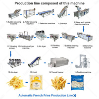 Machine à frire industrielle OCEAN pour nuggets de poulet, oignons, falafels, machine à frire automatique pour chips de banane