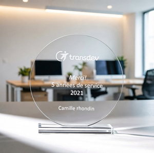 Trofeo de Cristal K9 al por Mayor - Trofeo de Cristal DIY para Impresión UV o Grabado Láser - Ideal para Recuerdos de Boda, Regalos Corporativos - Product Image 3
