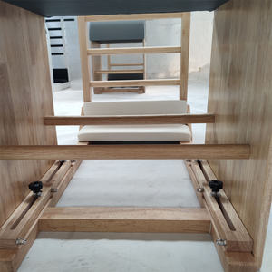 Escalera de Madera Personalizada con Barril de Microfibra y Cuero, Equipo de Pilates Directo de Fábrica para Estudio de Yoga y Centro de Rehabilitación - Product Image 6