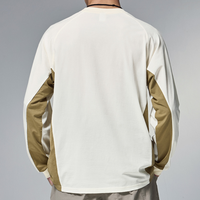 T-shirt de sport à manches longues, séchage rapide, color block, léger, nouvelle collection automne-hiver, décontracté pour la course en extérieur – Vente directe usine