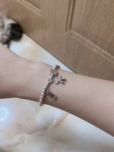 Pulseras de Cadenas con Cuentas Redondas de Plata de Ley Get Rich, Joyería para Mujer, Regalo de Cumpleaños - Product Image 2