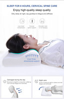 Mayorista Dulce Blanco Alta Calidad 5 Estrellas Hotel Cama Microfibra Almohada Sueño Almohada Descanso Cama B Forma Almohada