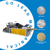 Machine de fabrication de sacs de messagerie intelligents et étanches certifiée CE Go Lead avec moteur PLC haute vitesse