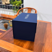 Boîte pliante magnétique, boîte pliante de luxe, nouveau design personnalisé, grand logo, emballage en papier, boîte cadeau rigide en carton pliable de luxe