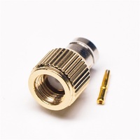 RP SMA mâle laiton plaqué or caoutchouc canard spécial moulé par injection DC-6GHz 50 Max1.3 VSWR connecteur d'antenne