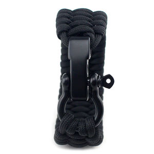 चीन थोक 550lb <span class=keywords><strong>Paracord</strong></span> जीवन रक्षा कंगन, धातु बकसुआ समायोज्य <span class=keywords><strong>Paracord</strong></span> Wristband, स्टेनलेस स्टील सीट बेल्ट लगा लो कंगन - Product Image 3