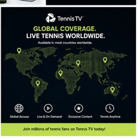 Abonnement d'un mois au logiciel Tennis Tv