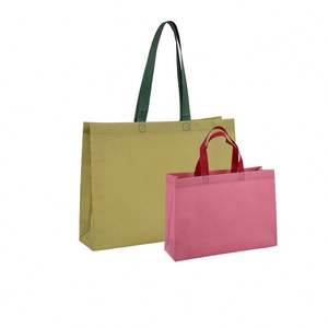 Bolsa de Compras Reutilizable con Logotipo Personalizado al por Mayor, Bolsa de Tela No Tejida Impresa, Bolsa Reciclada para Publicidad, Bolsas de Ropa - Product Image 1