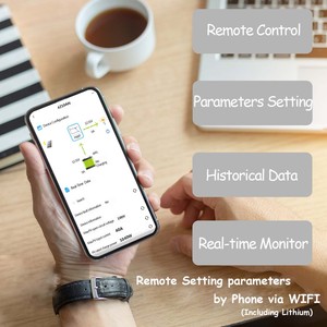 Nouvelle mise à niveau TracerAN <span class=keywords><strong>10A</strong></span> <span class=keywords><strong>MPPT</strong></span> contrôleur de charge solaire 12v 24v EPEVER régulateur MT52 WIFI Blue Tooth PC Communication Mobile APP - Product Image 3
