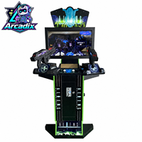 Machine de jeu d'arcade à monnayeur, simulateur de tir à deux joueurs, jeu vidéo d'intérieur pour parc d'attractions, vente en gros