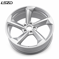 Jantes en alliage LSZD 17 18 19 20 pouces 5x112 pour Mercedes Benz Audi BMW VW 5 branches argentées