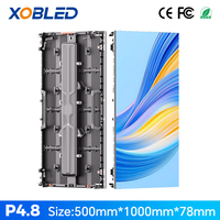 Panel de Pantalla LED XOB PW4.8T 4K con Frecuencia de Actualización de 7680Hz, Resistente al Agua IP65, para Exteriores, a Todo Color, de 16 Bits, con HDR10/10+ y 5 Años de Garantía