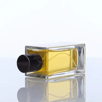 Flacons de parfum de luxe à pression, format voyage, vides, blancs, transparents, carrés, avec bouchon personnalisé, 5ml, 20ml, coffret, pulvérisateur à pompe, écran