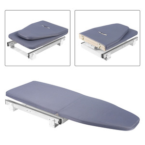 Planche à <span class=keywords><strong>repasser</strong></span> pliante et rotative intégrée à la garde-robe, pivotante à 90 degrés, rétractable, gain de place, murale - Product Image 3