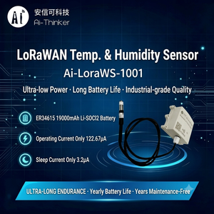 Sensor de Temperatura y Humedad Ai-Thinker Ai-LoRaWS-1001 con RG-03H, Ultra Bajo Consumo, Alta Precisión - Product Image 3