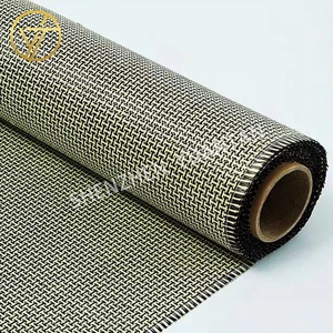 <span class=keywords><strong>Fibre</strong></span> de tissu hybride de kevlars de <span class=keywords><strong>carbone</strong></span> de sergé anti-coupure pour des pièces de voiture - Product Image 3