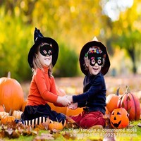 28 masques éducatifs à gratter colorés pour Halloween, jouet de graffiti DIY pour les 7-14 ans