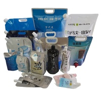 Gourde portable pliable de 5 litres, 10 litres, sans BPA, pour eau d'urgence, sans fuite, avec poignée