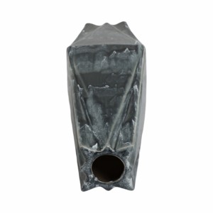 Vaso in Ceramica Scolpito, Forma Verticale Angolare, Vaso Decorativo Sottile per Fiori, per Soggiorno e Arredamento Casa - Product Image 6