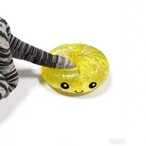 Jouet Squishy de Haute Qualité en forme de Boulette de Dumplings Vapeur de 8,5 cm, à Montée Lente, Pailleté, en Maltose, Jouet Mystère Anti-Stress - Product Image 2