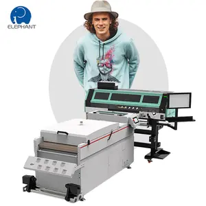 Impresora de inyección de tinta DTF C M Y K máquina de impresión de 24 pulgadas impresora DTF con polvo de agitación