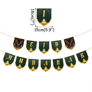 Striscione Eid Mubarak per Festa del Festival Islamico, Decorazioni per <span class=keywords><strong>Feste</strong></span> a Tema Ramadan - Product Image 2