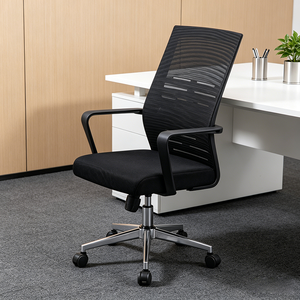Silla Ergonómica Ajustable de Buena Calidad con Función de Inclinación <span class=keywords><strong>y</strong></span> Ajuste de Altura para Oficina con Intensidad Ajustable - Product Image 2