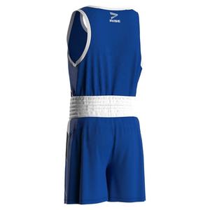 Conjunto Combinado de Competición de Boxeo RISE para Kickboxing y Muay Thai, Pantalones Cortos, Ropa de Competición de Boxeo, Rojo/Azul, Construcción Duradera - Product Image 6