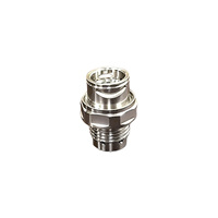 Raccord de refroidissement liquide étanche en acier inoxydable, connecteur fileté, adaptateur de refroidissement par eau pour applications industrielles, fil de service, électro-érosion, brochage