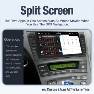 Reproductor Estéreo STWEI para Toyota Prius XW30, Estilo Original, GPS, Autoradio Android 13, Bluetooth, Multimedia, Carplay Inalámbrico, Navegación - Product Image 5