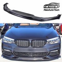 Teknologi NeoAuto Baru untuk G30 Pre LCI M Sport Carbon Fiber Front Splitter 2018-2020 Bumper Depan Model Pasang Sekrup dengan Sekrup