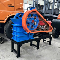 Trituradora de Mandíbulas para Residuos de Construcción, Hormigón, Piedra Caliza y Guijarros, Pequeña, de 1-3T/H, Diésel, en Oferta
