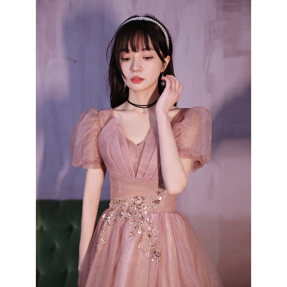 dusty rose mid-length