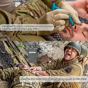 2025ชุดปฐมพยาบาลทางการแพทย์แบบยุทธวิธีช่วยห้ามเลือดชุดปฐมพยาบาลห้ามเลือดชุดปฐมพยาบาลฉุกเฉินพร้อมสายรัดห้ามเลือดผ้ากอซดินขาว - Product Image 6