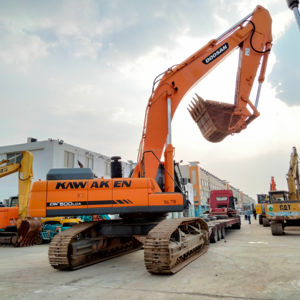 Excavadora civil de segunda mano con orugas original coreana, excavadora de segunda mano Doosan DX500LCA grande - Product Image 1