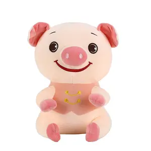 New Arrival Gentleman Pig Stuffed Plush Toy Pig Doll Girls Bed Sleeping Cloth Doll Pig Doll Pillow Birthday Gift