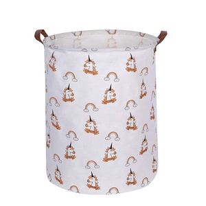 Vải giặt <span class=keywords><strong>Hamper</strong></span> với dây thừng xử lý và nắp để sử dụng nhà tính năng một thiết kế lót giỏ - Product Image 1