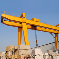 YAOU Mobile Double/simple poutre énorme marbre portique grue 25t pour blocs de granit pierres et équipement de levage de granit